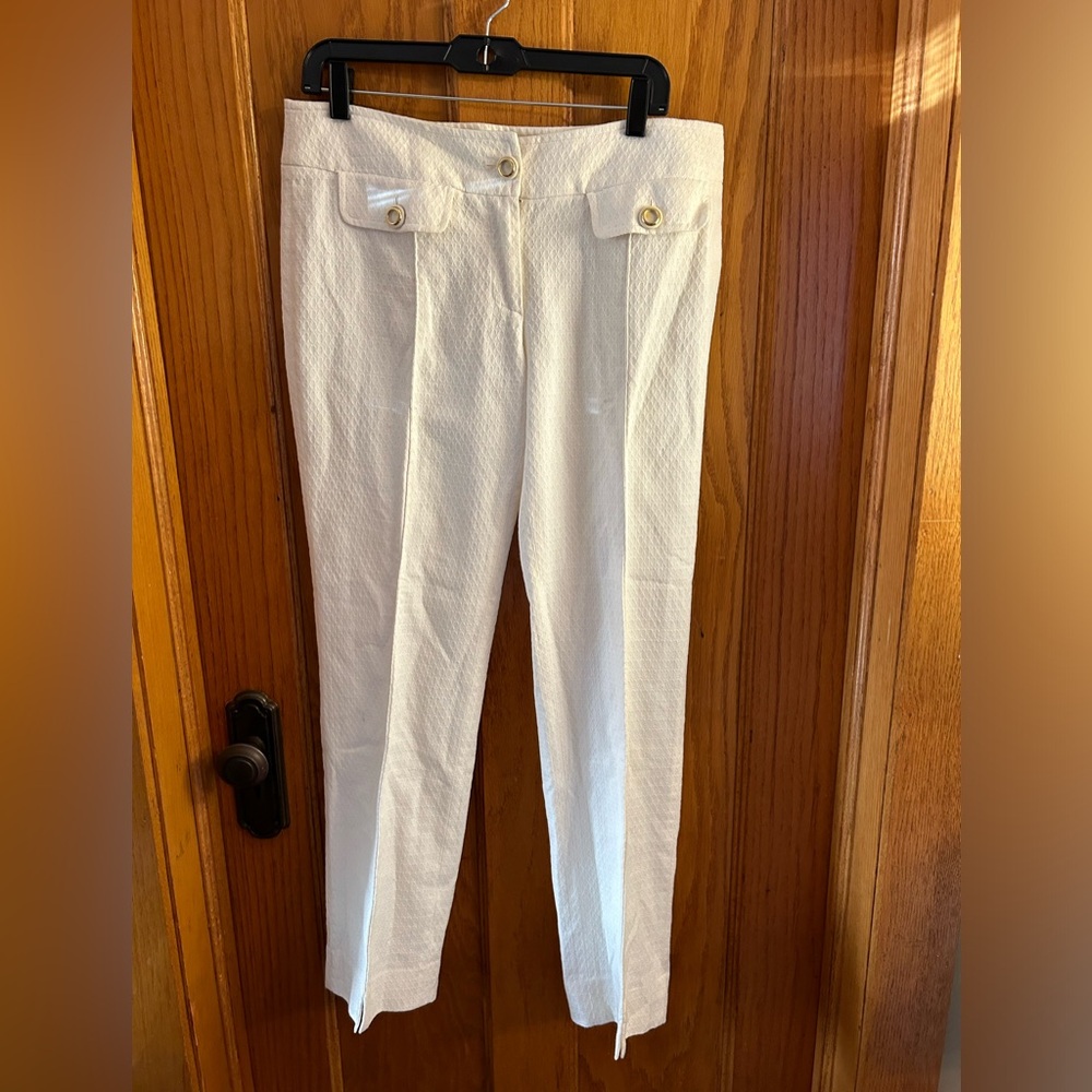 Dolce & Gabbana Cream Cropped Pants